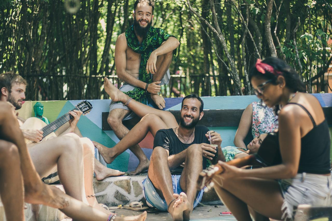 Praia de Pipa Lagarto Na Banana Hostel מראה חיצוני תמונה
